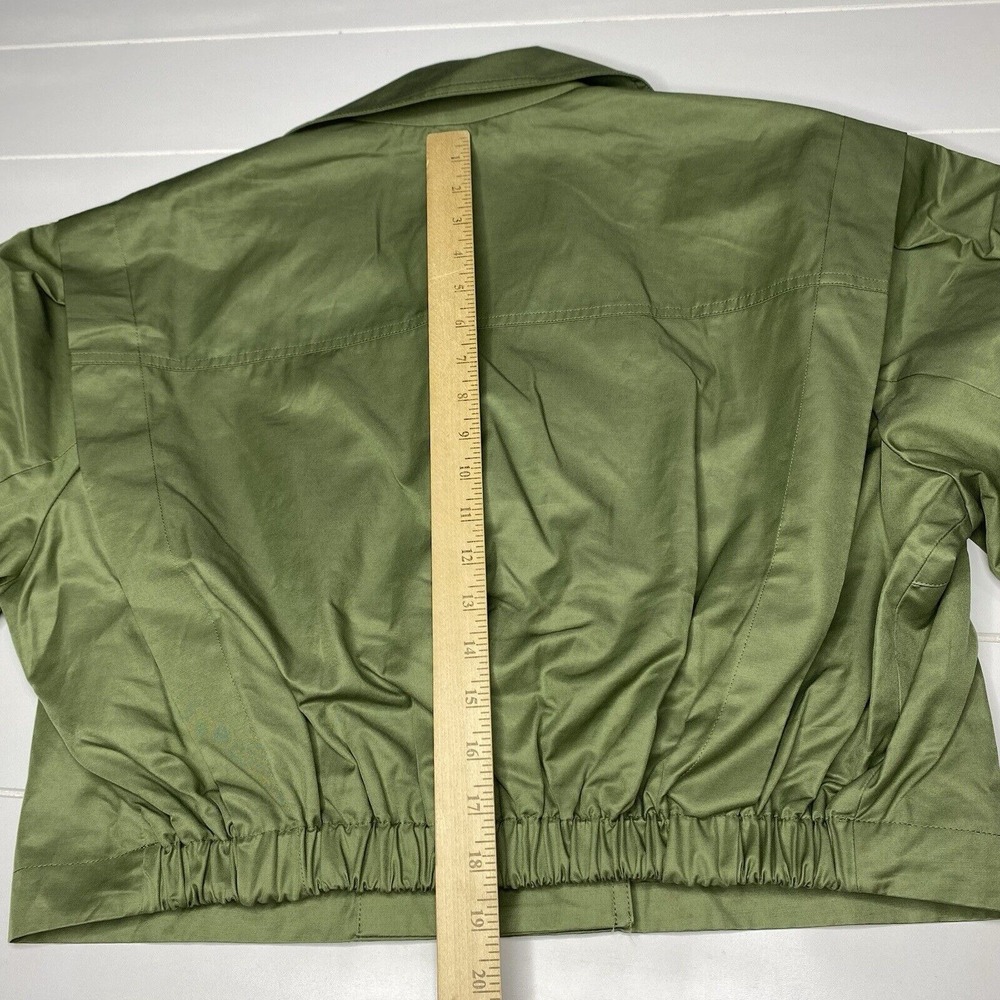 Free People Women's Looking Glass Trench Coat  Green Size S‎ - Picture 14 of 16